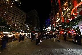 Christmas Time In The New York City