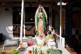 Mariachis Sing To The Virgin Of Guadalupe In Mexico