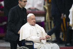 Pope Francis Presides Over The Mass For Our Lady Of Guadalupe - Vatican