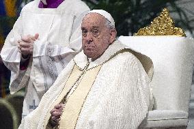 Pope Francis Presides Over The Mass For Our Lady Of Guadalupe - Vatican