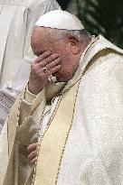 Pope Francis Presides Over The Mass For Our Lady Of Guadalupe - Vatican