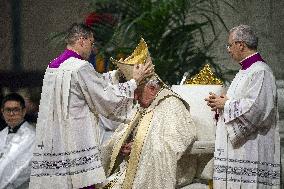 Pope Francis Presides Over The Mass For Our Lady Of Guadalupe - Vatican