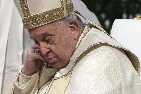 Pope Francis Presides Over The Mass For Our Lady Of Guadalupe - Vatican