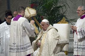 Pope Francis Presides Over The Mass For Our Lady Of Guadalupe - Vatican