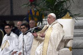 Pope Francis Presides Over The Mass For Our Lady Of Guadalupe - Vatican