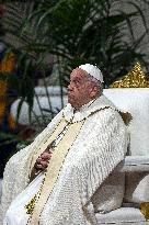 Pope Francis Presides Over The Mass For Our Lady Of Guadalupe - Vatican