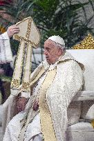 Pope Francis Presides Over The Mass For Our Lady Of Guadalupe - Vatican