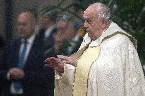 Pope Francis Presides Over The Mass For Our Lady Of Guadalupe - Vatican