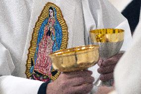 Pope Francis Presides Over The Mass For Our Lady Of Guadalupe - Vatican