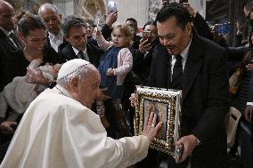 Pope Francis Presides Over The Mass For Our Lady Of Guadalupe - Vatican