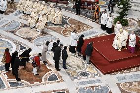 Pope Francis Presides Over The Mass For Our Lady Of Guadalupe - Vatican