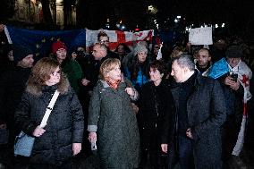 Protest Continues In Georgia For The 13th Night