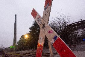 Protest March Against Thyssenkrupp Steel Jobcuts In Duisburg