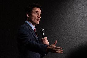 Trudeau Speaks At A Liberal Party Fundraising Event - Richmond