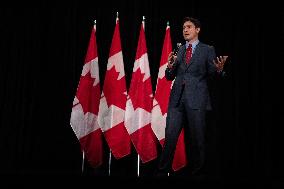 Trudeau Speaks At A Liberal Party Fundraising Event - Richmond