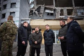 Zelenskyy Visits Fronline Troops - Zaporizhzhia