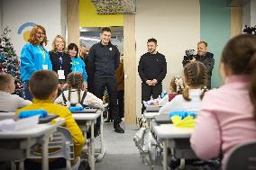 Zelenskyy Visits Fronline Troops - Zaporizhzhia