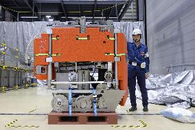 Robot designed to recollect highly radioactive sandbags