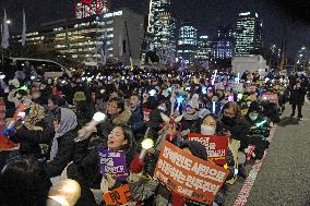 Rally against S. Korea's Yoon