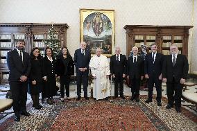 Pope Francis Meets With Najib Mikati - Vatican