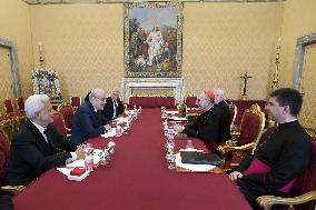 Pope Francis Meets With Najib Mikati - Vatican