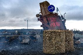 Farmers Protest by Lighting Fires of Anger - France