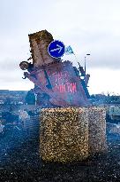 Farmers Protest by Lighting Fires of Anger - France