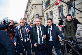 Francois Bayrou At Haut-commissariat Au Plan - Paris