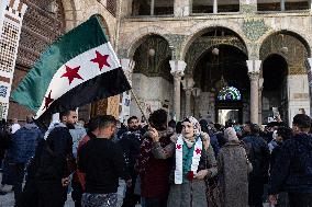 First Friday Prayer At Umayyad Mosque Since Assad’s Fall - Damascus