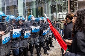 General Strike In Turin: Clashes At Student March.