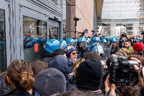 General Strike In Turin: Clashes At Student March.