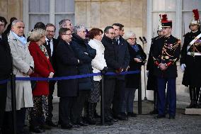 Handover Ceremony At Hotel De Matignon - Paris