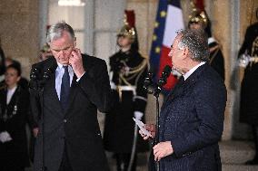 Handover Ceremony At Hotel De Matignon - Paris