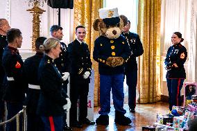 First Lady Jill Biden Hosts Toys For Tots Event At The White House