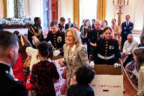 First Lady Jill Biden Hosts Toys For Tots Event At The White House