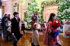 First Lady Jill Biden Hosts Toys For Tots Event At The White House