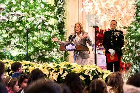 First Lady Jill Biden Hosts Toys For Tots Event At The White House