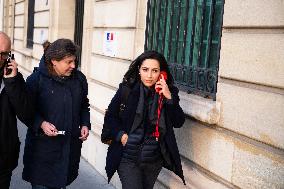 Francois Bayrou Leaves the Haut-Commissariat Au Plan - Paris