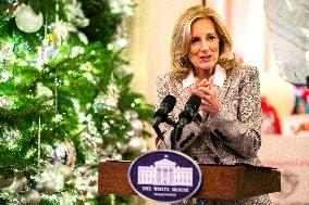 First Lady Jill Biden Hosts Toys For Tots Event At The White House