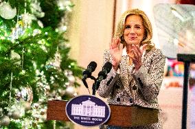 First Lady Jill Biden Hosts Toys For Tots Event At The White House