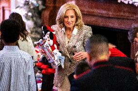 First Lady Jill Biden Hosts Toys For Tots Event At The White House