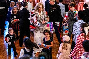 First Lady Jill Biden Hosts Toys For Tots Event At The White House