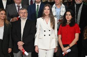 Princess Sofia de Borbon At Objetivo Patrimonio Awards - Madrid