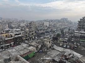 Post-Assad Celebrations At Aleppo Castle - Syria