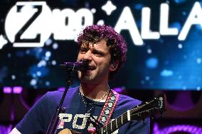 Mark Ambor Performs At Z100 Jingle Ball All Access Lounge In New York City