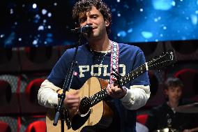 Mark Ambor Performs At Z100 Jingle Ball All Access Lounge In New York City