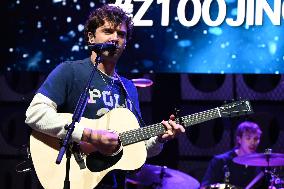 Mark Ambor Performs At Z100 Jingle Ball All Access Lounge In New York City