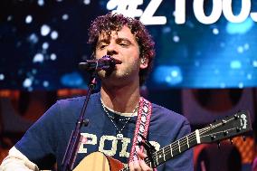 Mark Ambor Performs At Z100 Jingle Ball All Access Lounge In New York City