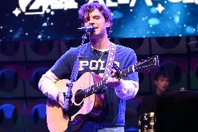 Mark Ambor Performs At Z100 Jingle Ball All Access Lounge In New York City