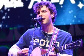 Mark Ambor Performs At Z100 Jingle Ball All Access Lounge In New York City